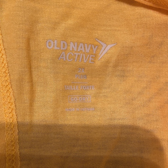Old Navy - Peach/Orange - Cross Back Short Sleeve Top - 2X - Picture 3 of 3